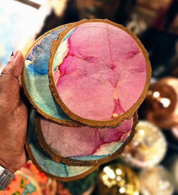 Alcohol Ink Coasters