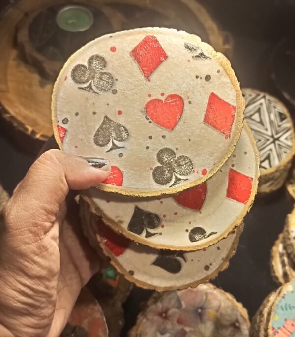 Poker Coasters