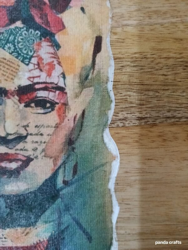 Frida Soul – Handcrafted Wooden Art Tray by Panda Crafts - Image 2