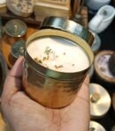Hammered Gold Jar Candle - Mini