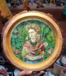Frida’s Jungle Symphony Handcrafted Wooden Art Tray and Wall Art