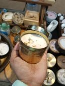 Hammered Gold Jar Candle - Mini