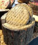 Whispers of Wood Script Luxe Coasters