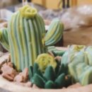 Succulent Garden Candle