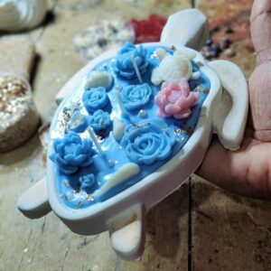 Sea Whisper Turtle Candle