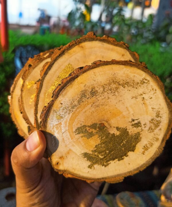 Golden Earth Reverie coasters