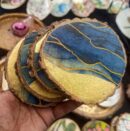 Celestial Tide Golden Coasters