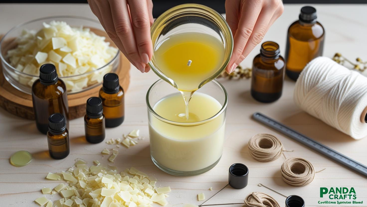 Hand-poured vegan handmade candles by certified aromatherapist | Panda Crafts