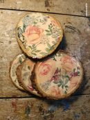 Timeless Rose Charm – Premium Rustic Wood Coaster Set