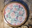 Timeless Rose Charm – Premium Rustic Wood Tray