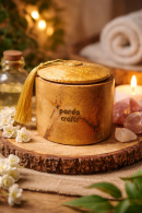 Sacred Calm Glow – Hand-Carved Scented Luxury Candle