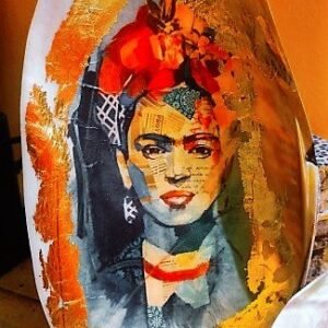 Golden Reverie – Frida Collage