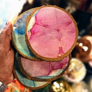 Alcohol Ink Coasters