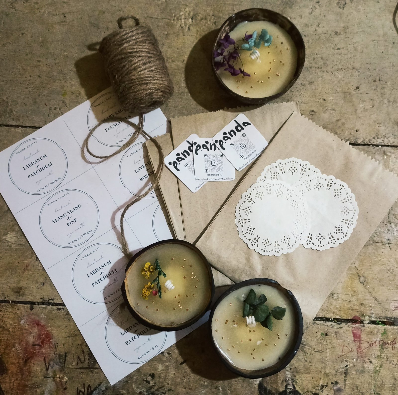 Coconut Shell Bliss Candle - Image 2