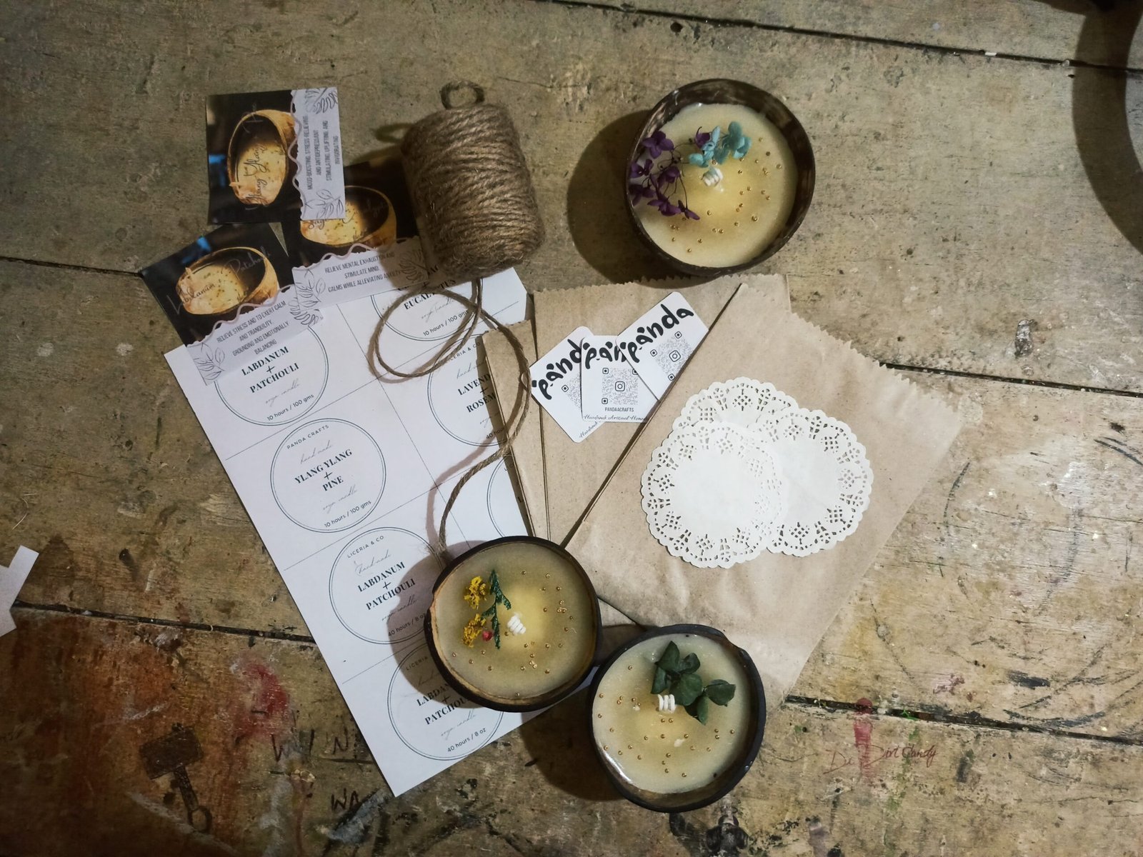 Coconut Shell Bliss Candle - Image 3