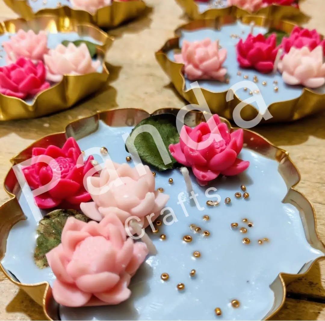 Lotus Pond Urli Candle