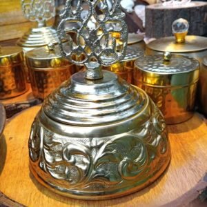 Regalia Ornate Gold Jar Candle