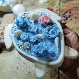 Sea Whisper Turtle Candle