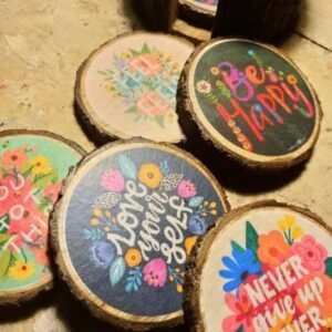 Joyful Affirmations Luxe Coasters