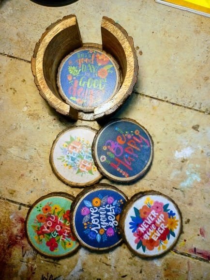Joyful Affirmations Luxe Coasters - Image 2