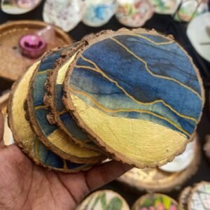 Celestial Tide Golden Coasters