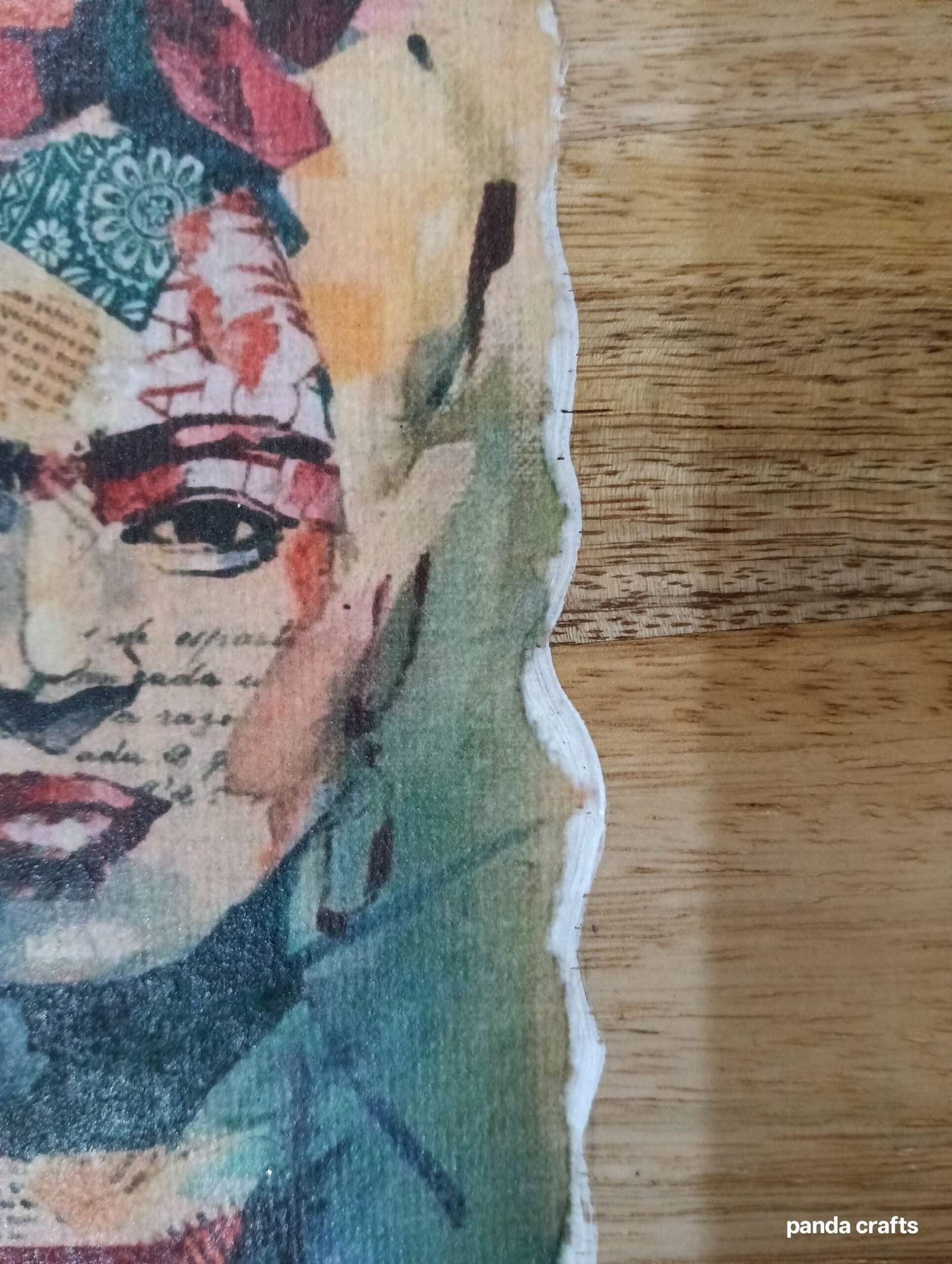 Frida Soul – Handcrafted Wooden Art Tray by Panda Crafts - Image 2